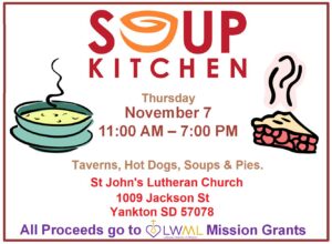 Thu Nov 7 – 11am Soup Kitchen