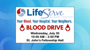 St John’s Blood Drive