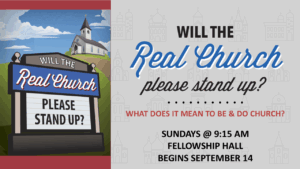 Will The Real Church Please Stand Up?