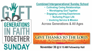 Generations In Faith Together