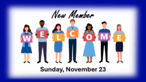 New Member Welcome