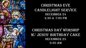 Christmas Eve / Day Services